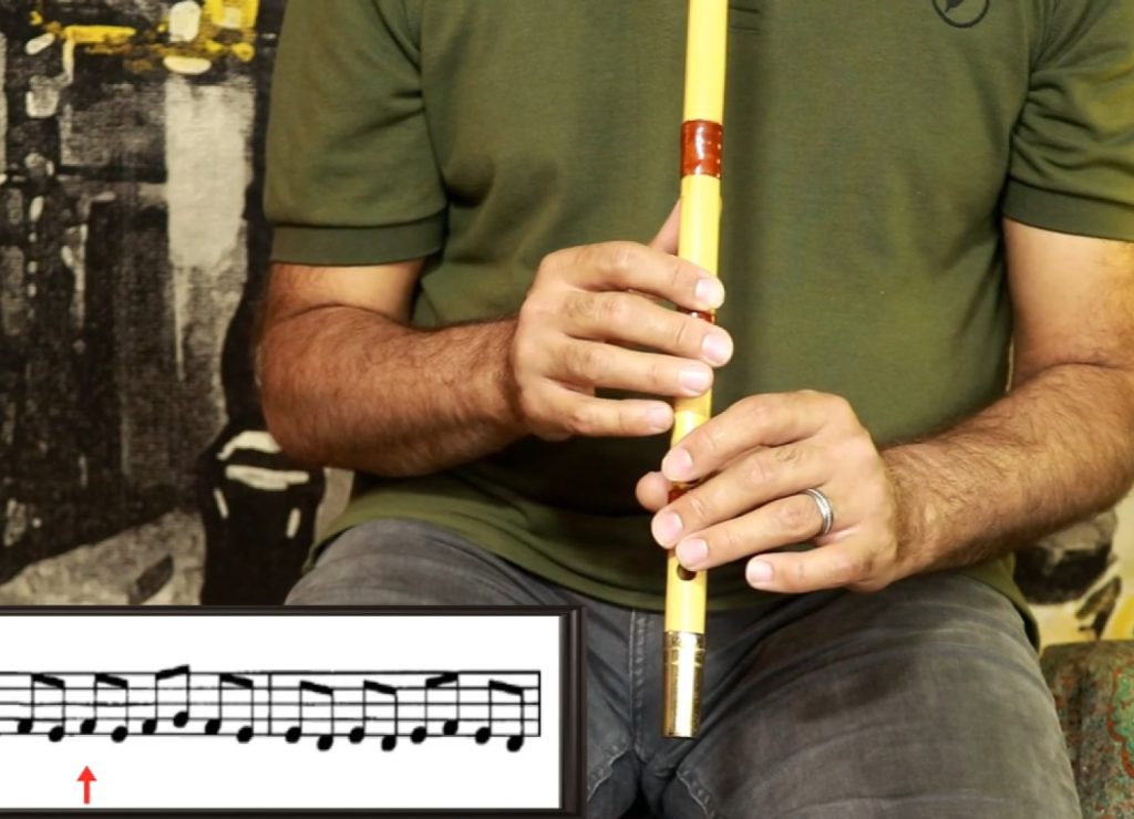 نی نوازی با نت های چنگ