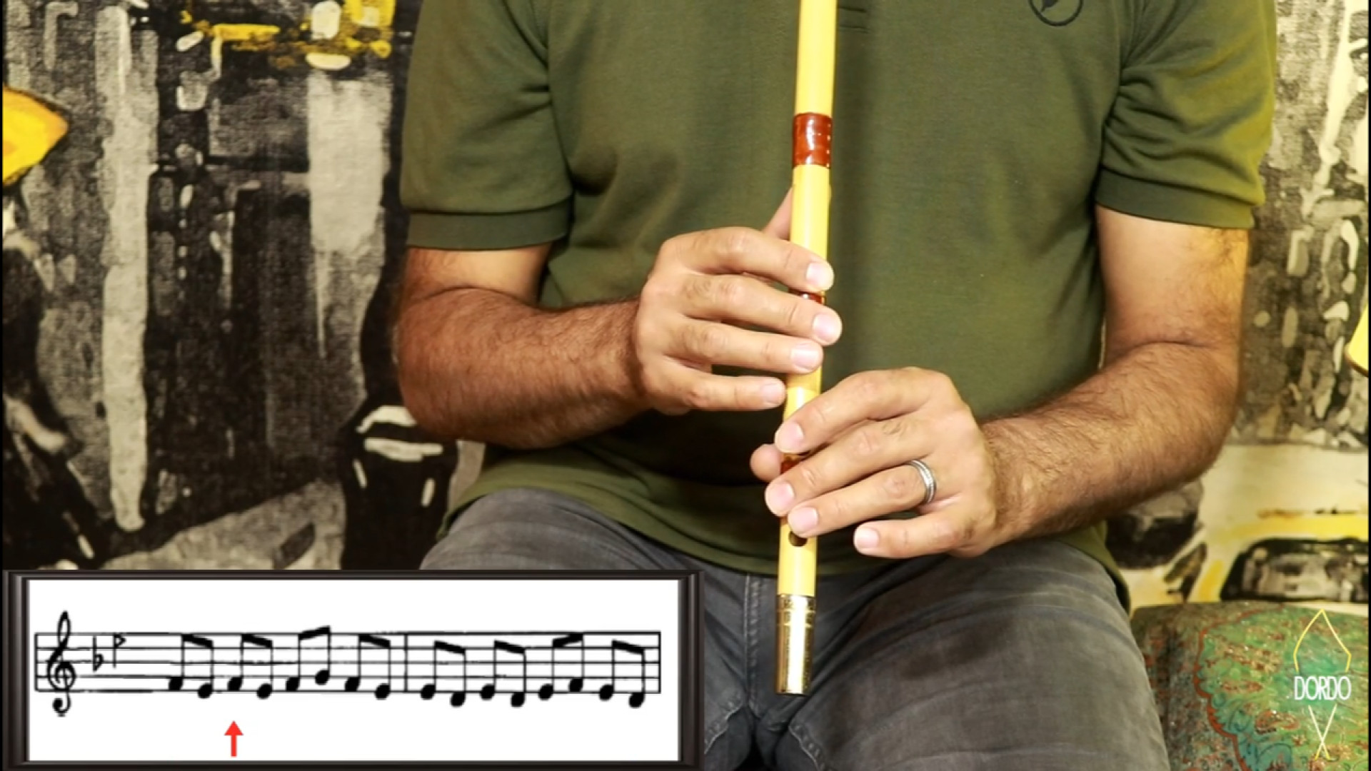 نی نوازی با نت های چنگ